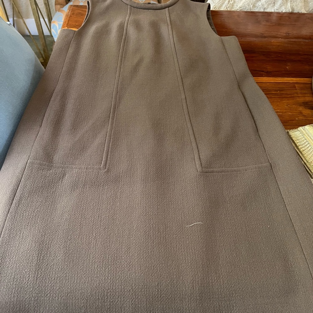 Lafayette 148 New York Taupe Mini Dress